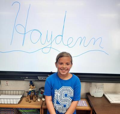 Haydenn Correia, Student of the Week