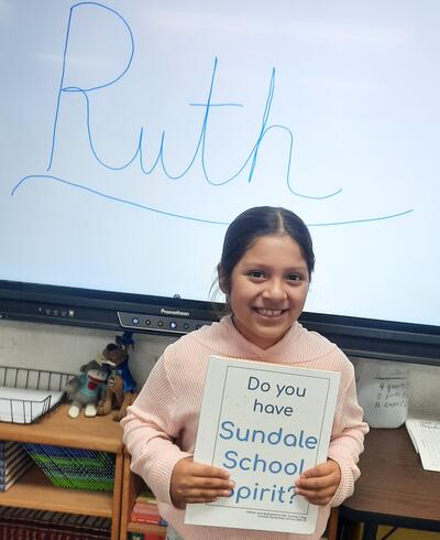 Ruth Vasquez, Student of the Week